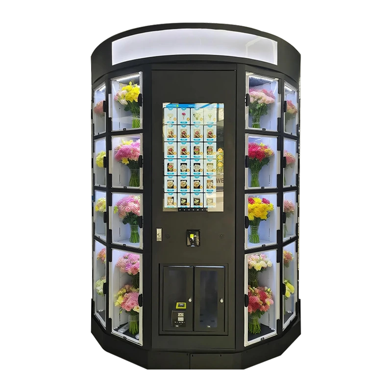 Touchscreen Self-Service 24-Hour Flower Vending Machine With 15℃ Cooling System And Air Circulation Device 1