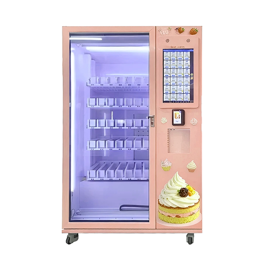 스마트 냉장 시스템과 픽업용 XY 엘리베이터가 장착된 케이크 매장 케이크 자판기 1
