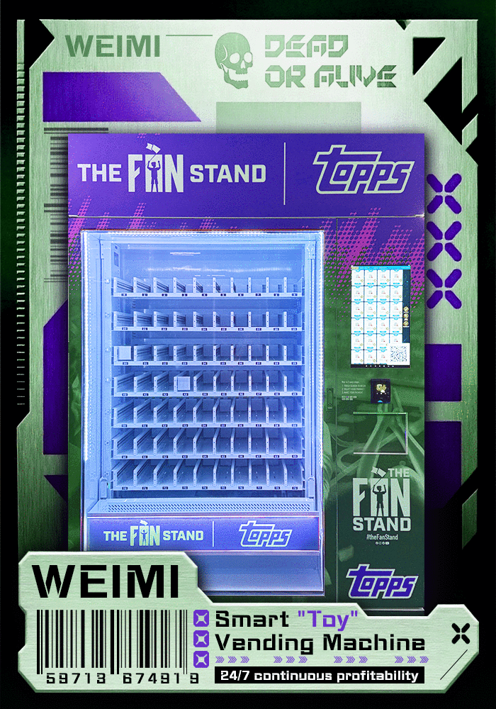 Self-Service Toy Vending Machine homepage showcases a user-friendly, automated experience for purchasing toys 24/7 with flexible payment options.