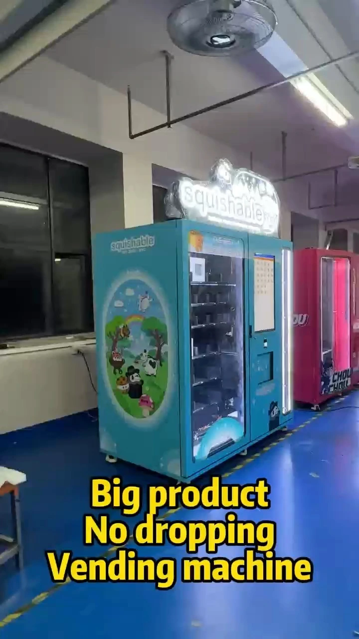 Engaging Plush Toy Vending Machine with Customizable Features, Ideal for Boosting Retail Business in Busy Areas.