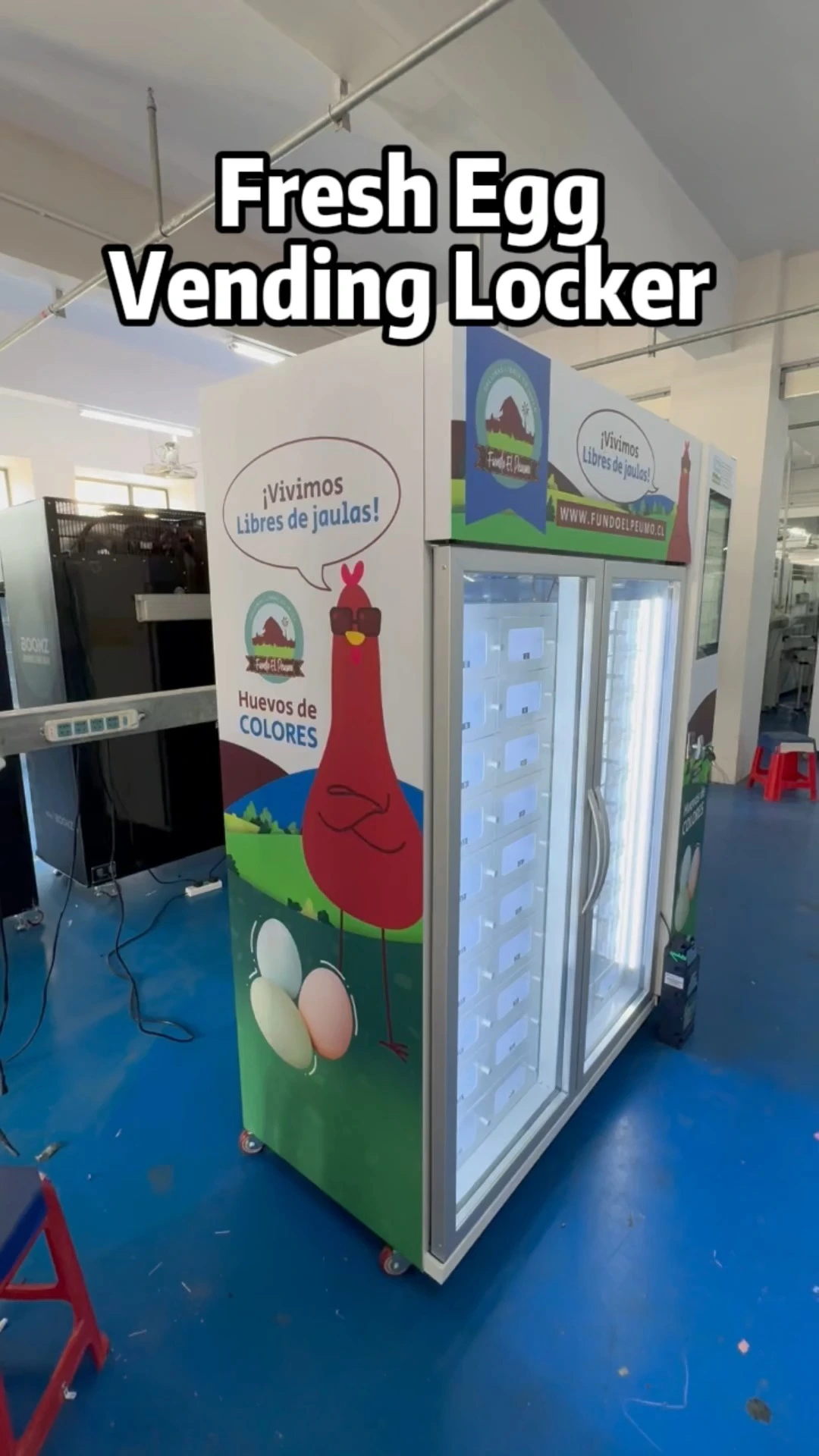 تعد آلة بيع البيض الطازج في سوق المزارعين حلاً للخدمة الذاتية للبيض الطازج المحلي، مما يوفر تجربة تسوق فريدة من نوعها مع تحسين إمكانية الوصول للعملاء