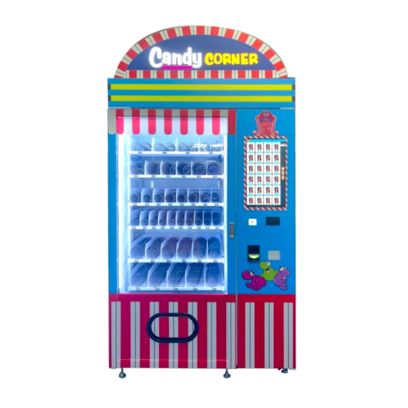 آلة بيع الحلوى ذاتية الخدمة مع تبريد قابل للتعديل (3 ~ 20 درجة مئوية / -22 درجة مئوية ~ 20 درجة مئوية) لتخزين الحلوى بشكل مثالي