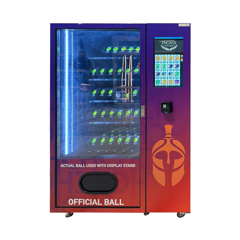 آلة بيع معدات التنس من نفس طراز نوفاك ديوكوفيتش لبيع المعدات الرياضية، مما يعزز الإيرادات الاقتصادية لأندية التنس 1