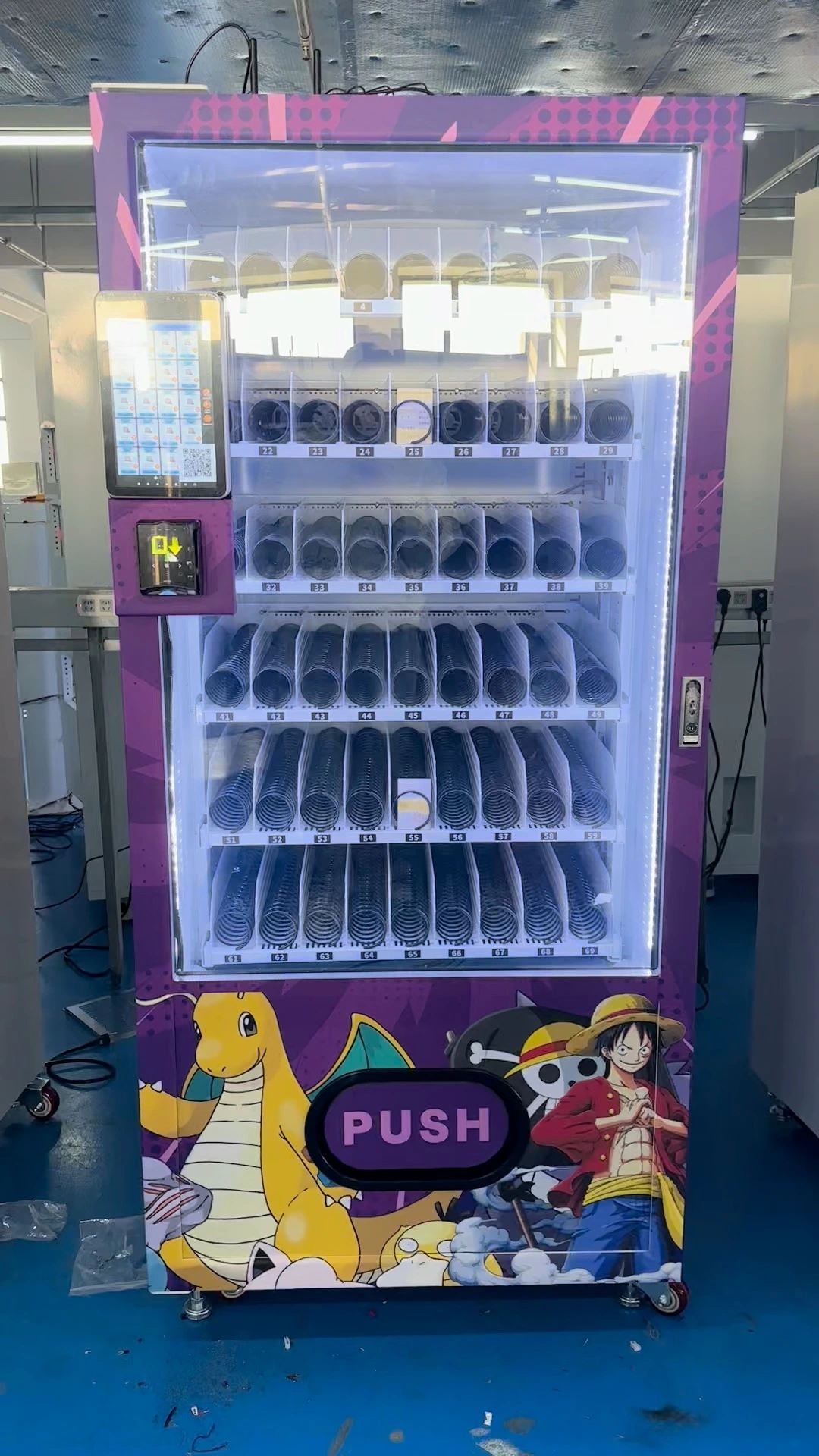 The One Piece Vending Machine offers an exciting and interactive way for fans to collect cards with ease and instant access.