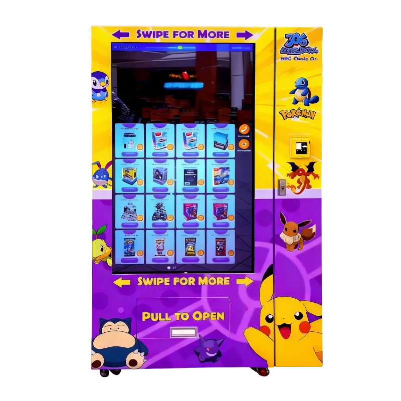 Interactive Pokémon Mystery Toy Vending Machine | 24/7 Gachapon Vending Kiosk 1