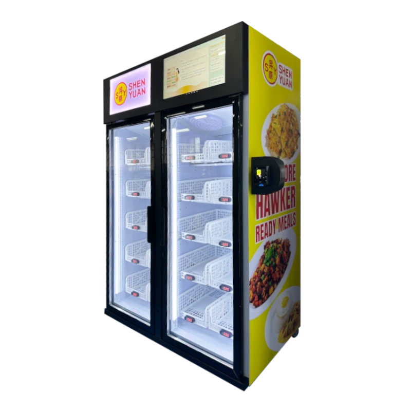 Automated Fresh Meal Smart Cooler | AI-Powered Ready-to-Eat Food Retail 1