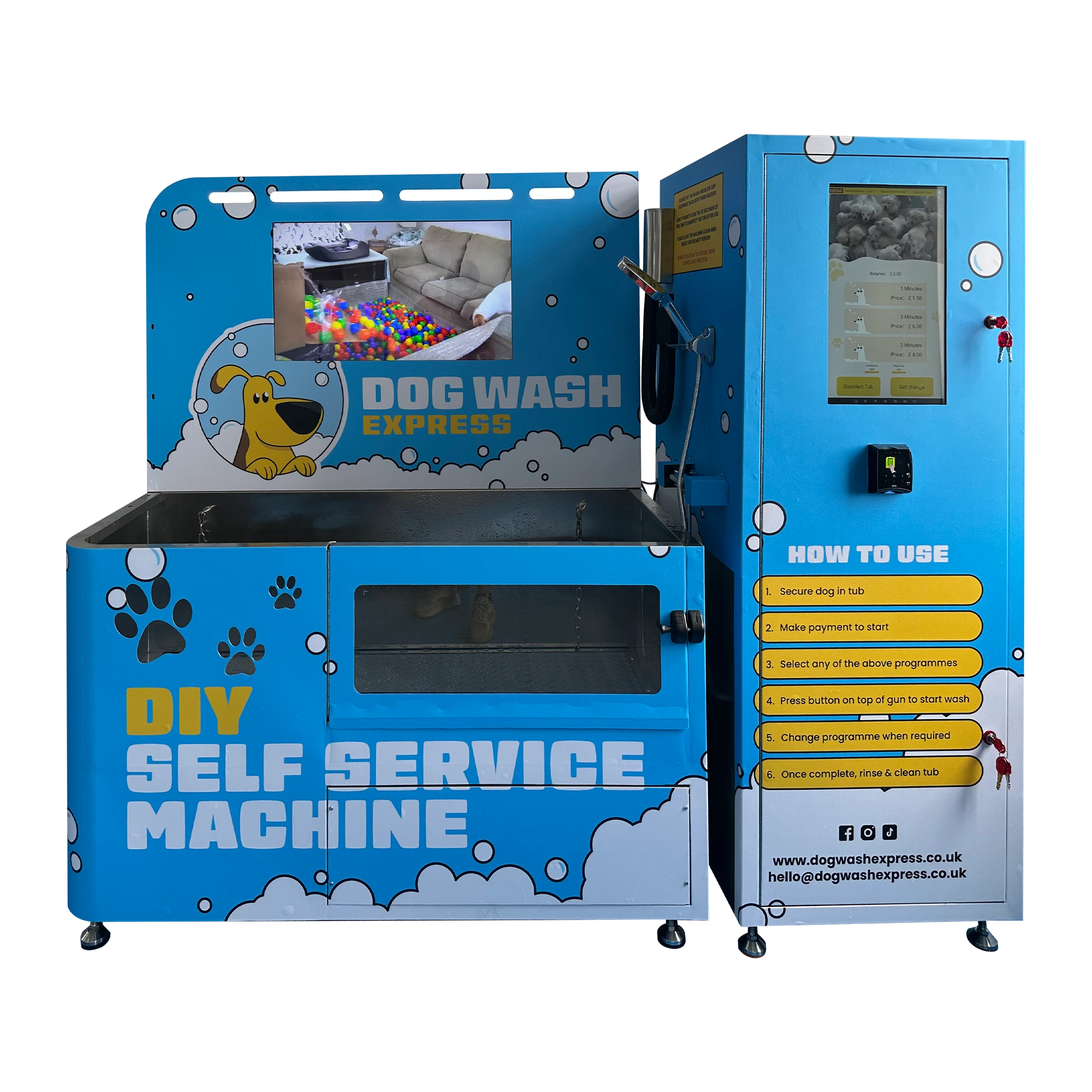 Smart Self-Service Dog Wash Machine | 24/7 Automated Pet Care Business Kiosk 1