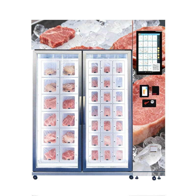 Professional Meat & Poultry Vending Kiosk | 24/7 Smart Frozen Food Locker 1