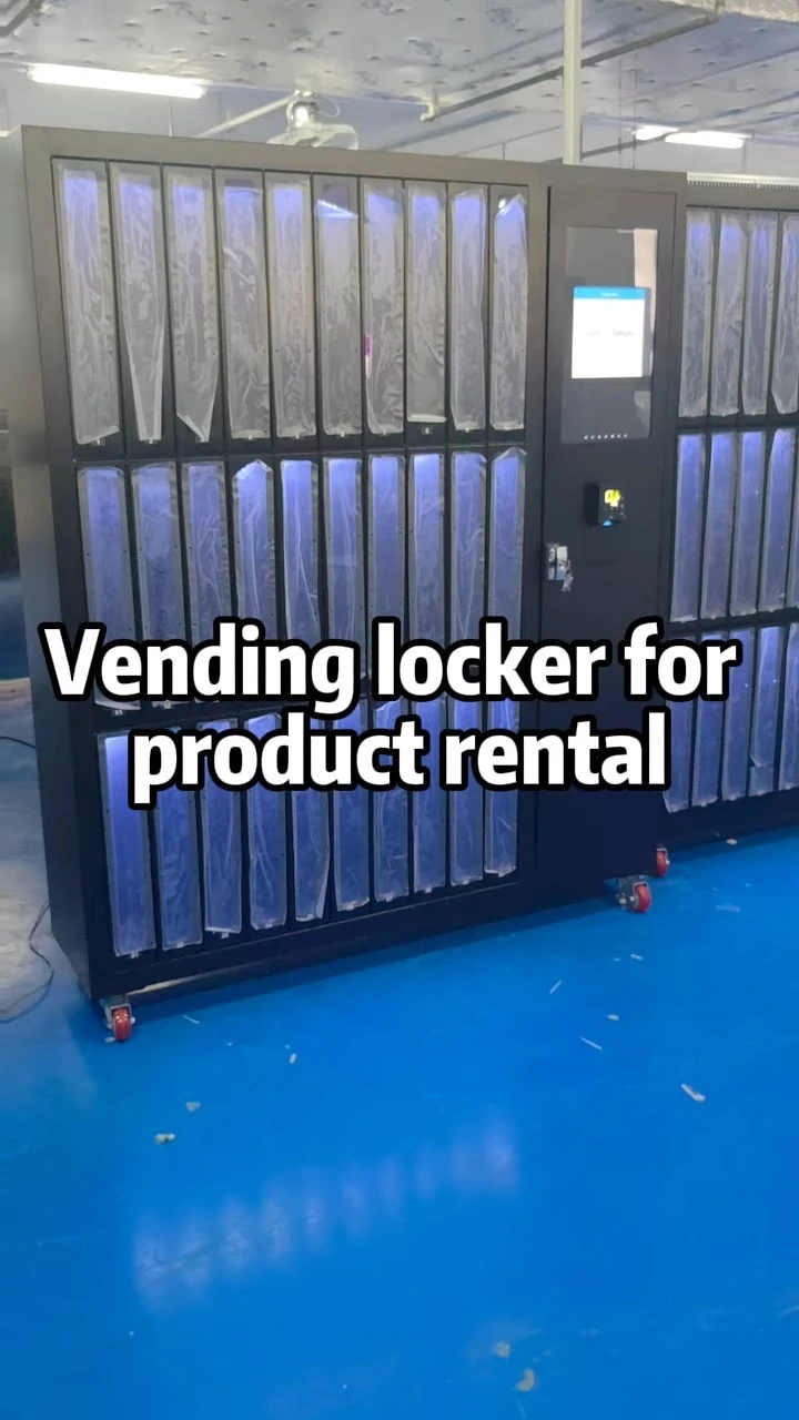 Tennis Court Snack Drink Vending Machine with Racket Rental Locker | 24/7 Self-Service Solution 1