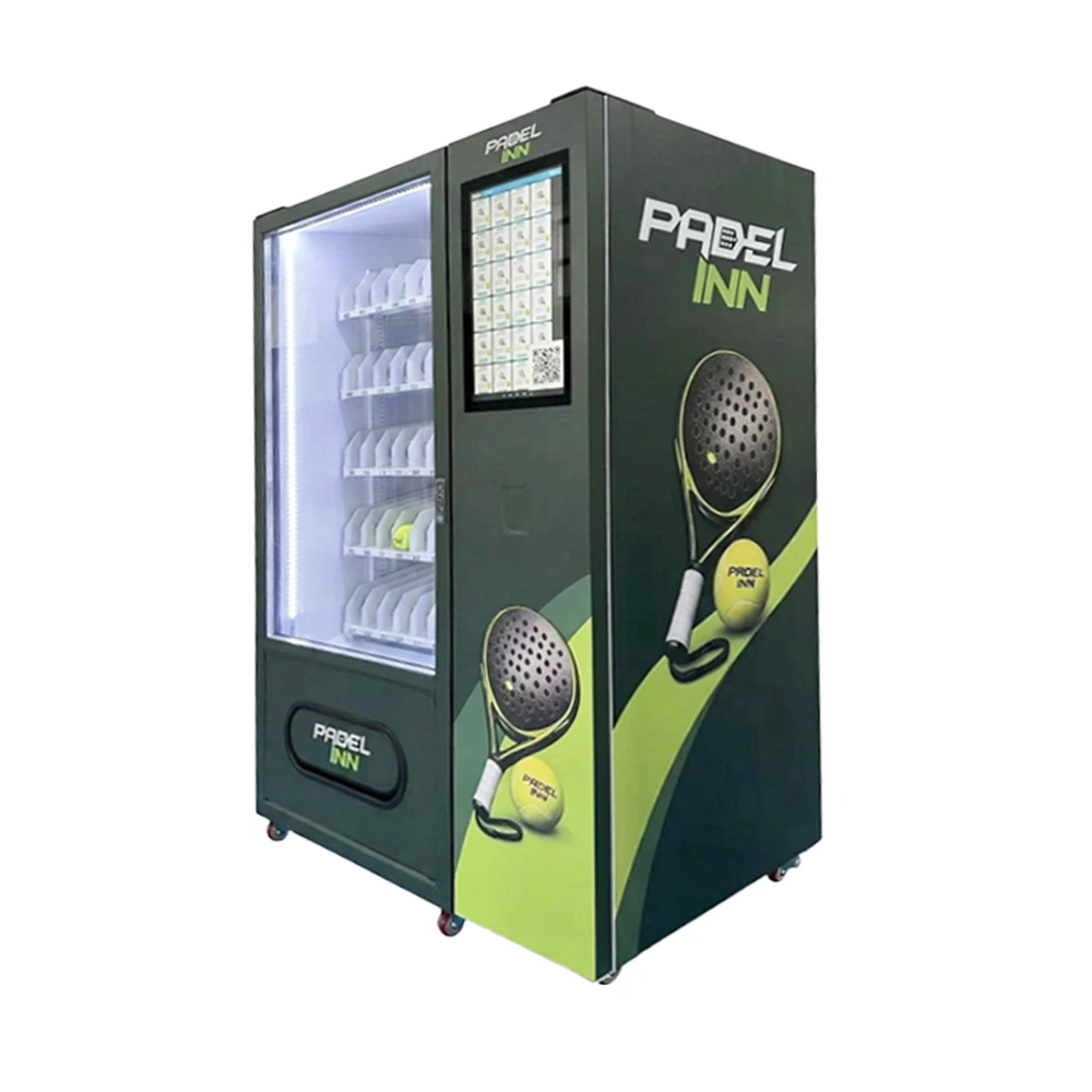 WEIMI Tennis Equipment Vending Machine installed at a modern tennis club, offering 24/7 self-service access to premium tennis balls.