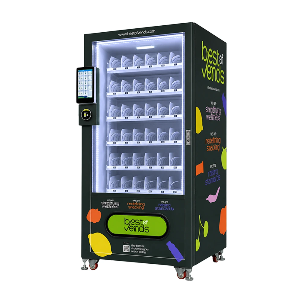Small Healthy Snack & Drink Vending Machine | 24/7 Smart Touch Screen Low-Sugar Healthy Vending Solution 1