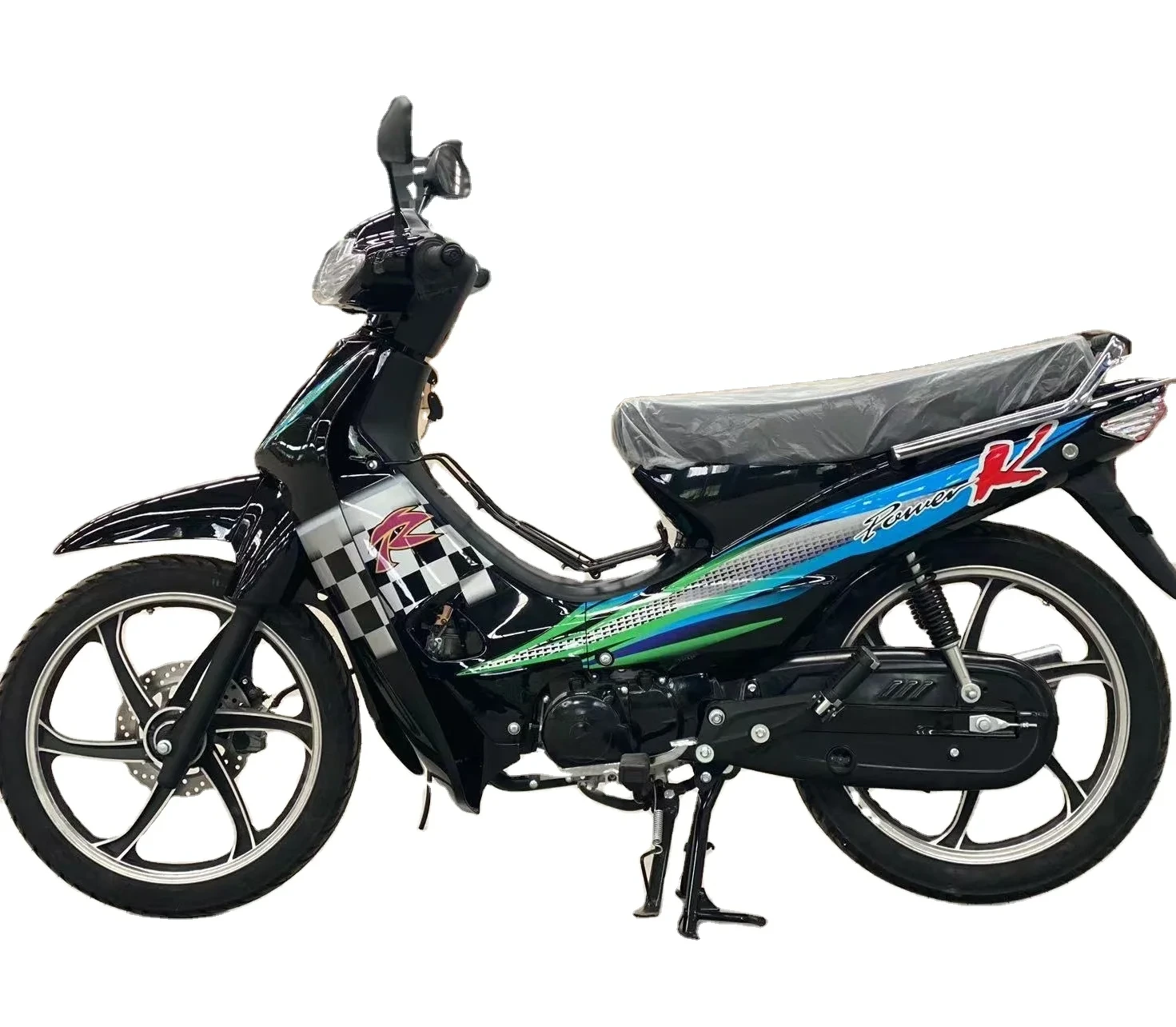 2024 New Underbone Bike 110cc 125cc Africa Popular 100cc Motorcycle New Type Moto Motorcycle 1
