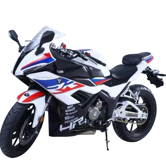 Moto de Sport de course refroidie à l'eau à Double cylindre 400cc de qualité supérieure avec moteur Zongshen 1