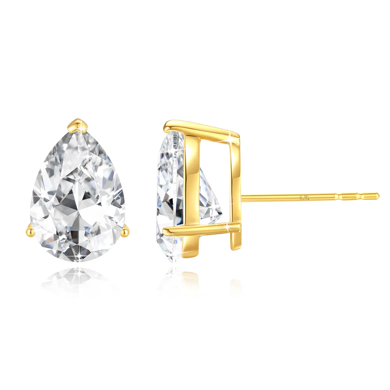 Glamorous Sparkle: Stunning Moissanite Diamond Earrings Make A Statement 1