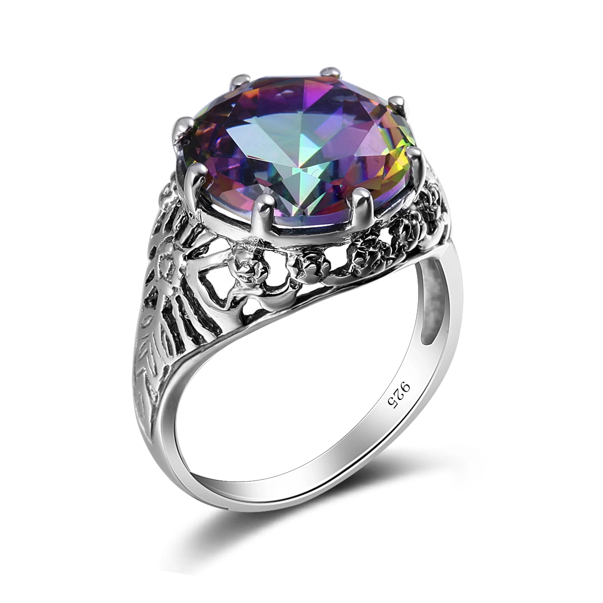 Wholesale Vintage Victorian Jewelry 925 Silver Mystical Topaz 1