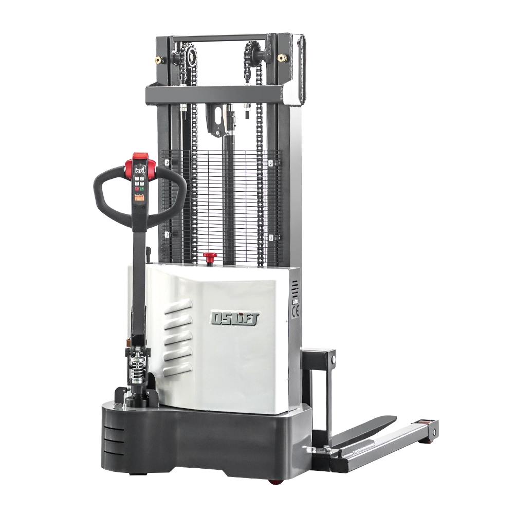 Gerbeur électrique à pied (jambe chevauchante) QES10E - SL QES12E - SL 1