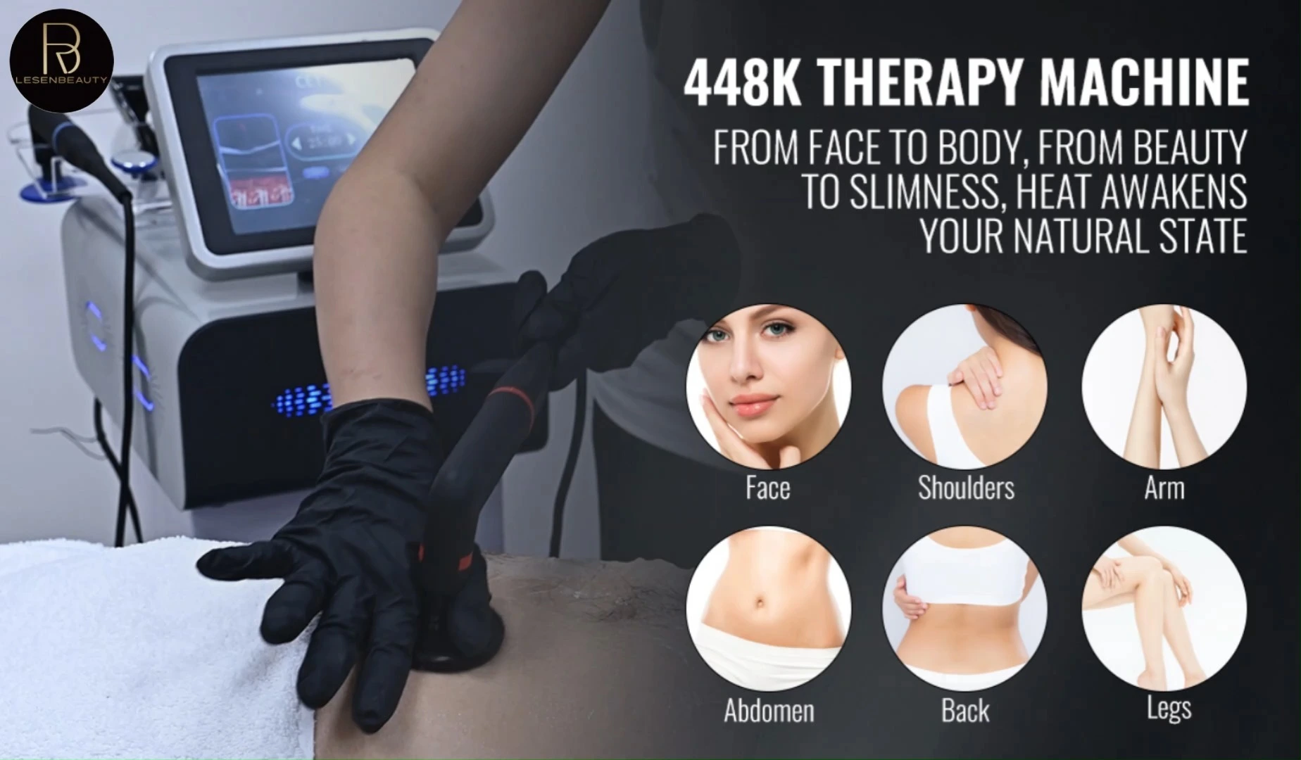 Indiba Tecar Ret Cet 448khz Radio Frequency Tecar Therapy Indiba 448k Beauty Machine 1