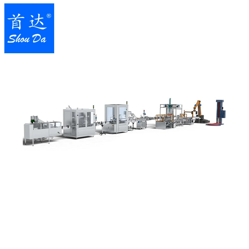 Fully automatic high-speed 5L bottled peanut oil liquid filling machine - water filling machine and washing machine 1