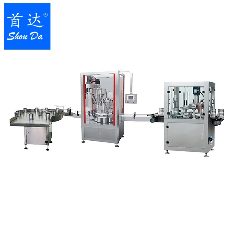 EU Standard Fully Automatic Metal Can Milk Powder Filling and Packaging Machine - Water Filling Machine and Washing Machine 1
