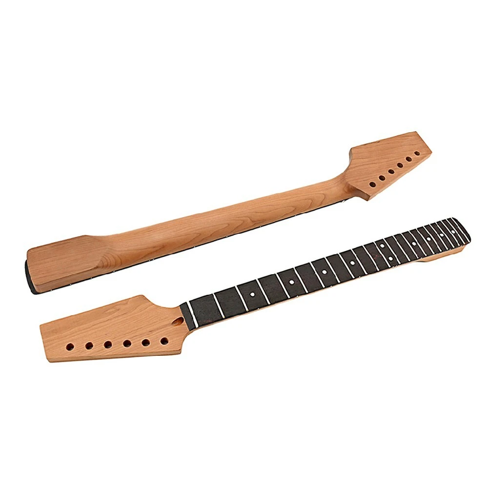 Alnicov Guitar Neck Roasted Maple Rosewood Fingerboard Half Paddle Headstock for 22 Frets Electric Guitar ,9.5 Radius GS71 1