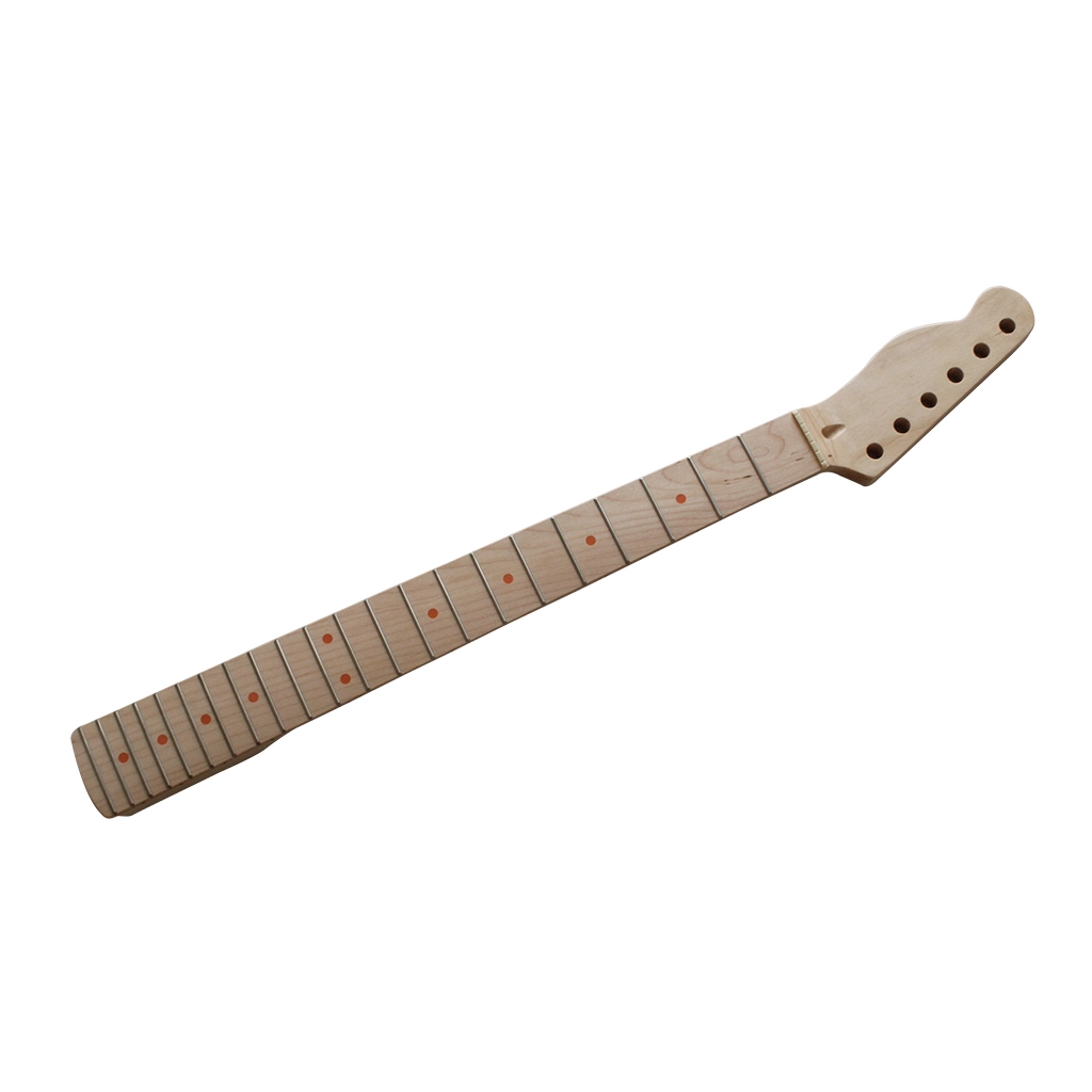 Alnicov left Handed Electric Guitar Neck 22 Fret Natural color wood material For TL Electric Guitar  GS02 1