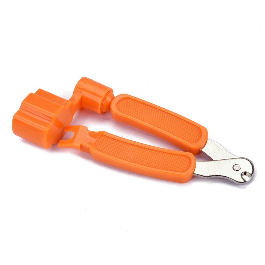 Alnicov 3 en 1 outil de coupe-corde de cheville multifonction coupe-corde de guitare en plastique et métal pour Instruments de musique guitare 1