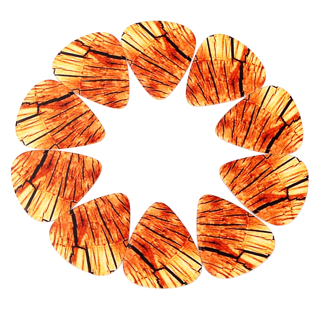 Zenei Kiegészítők Személyes barkácsolás Wood Grain Gitár Picks Plectrums Alnicov 1