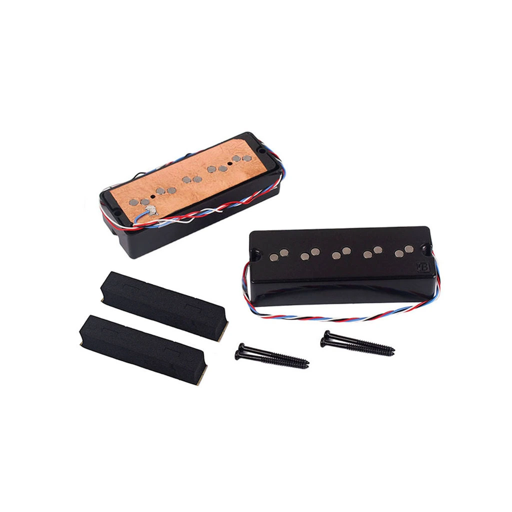 Pastilla de doble bobina para bajo humbucker Soapbar de 5 cuerdas Set Alnicov 1