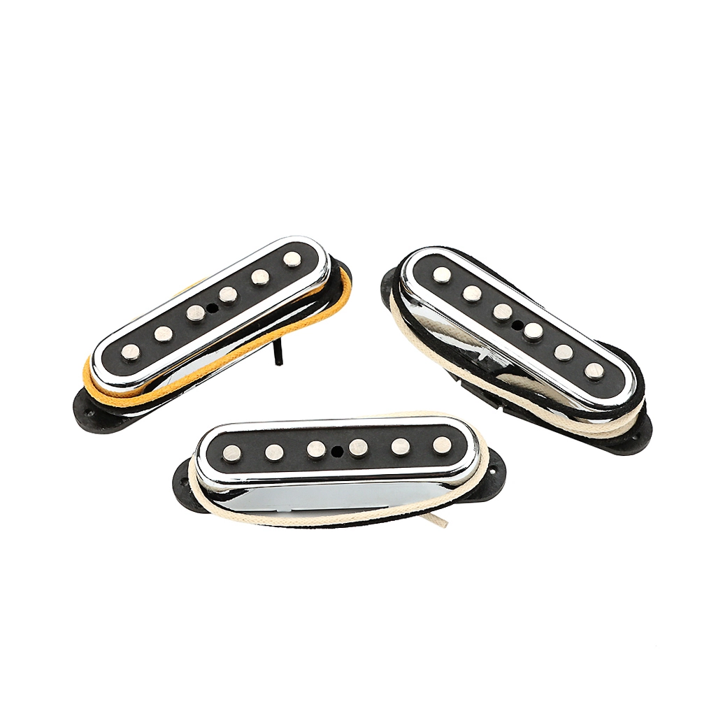 Wholesale customization Alnico 5 Single Coil Pickup Neck/Middle/Bridge Pickup Set for Strat Electric Guitar Parts 1