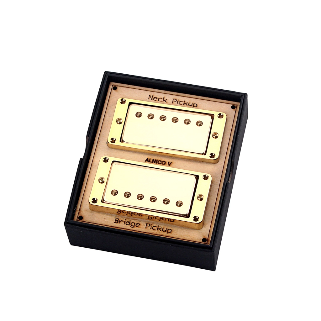 Engros 5 kerne linje guld LES PAUL pickup dual coil pickupper til LES PAUL elektrisk guitar 1