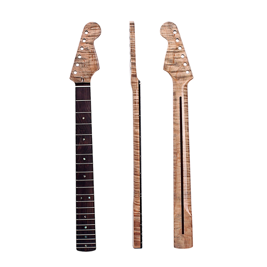 Търговия на едро с китарна шия с 21 прага Tiger Maple за електрическа китара 1