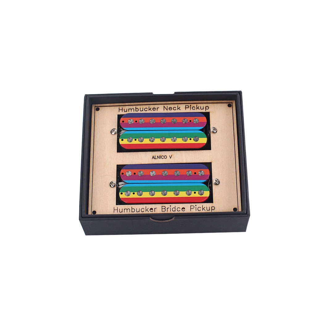 Wholesale custom 7 string alnico v double coil pickup for electric guitar 1