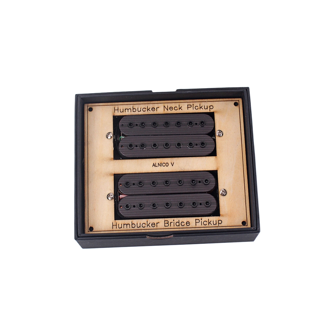 Custom wholesale 7 string alnico v double coil pickup for electric guitar 1