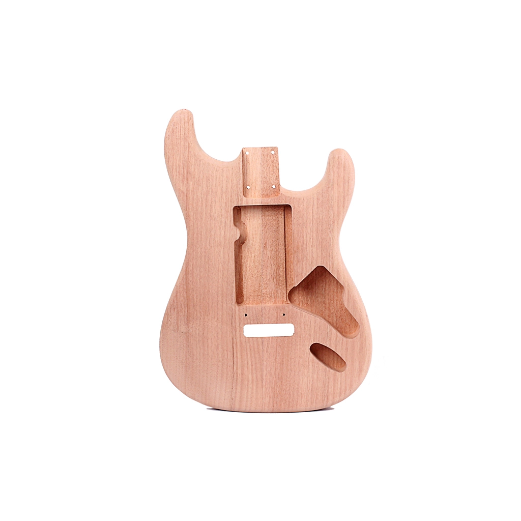 Cuerpo de guitarra eléctrica ST de nogal rojo personalizado al por mayor 1