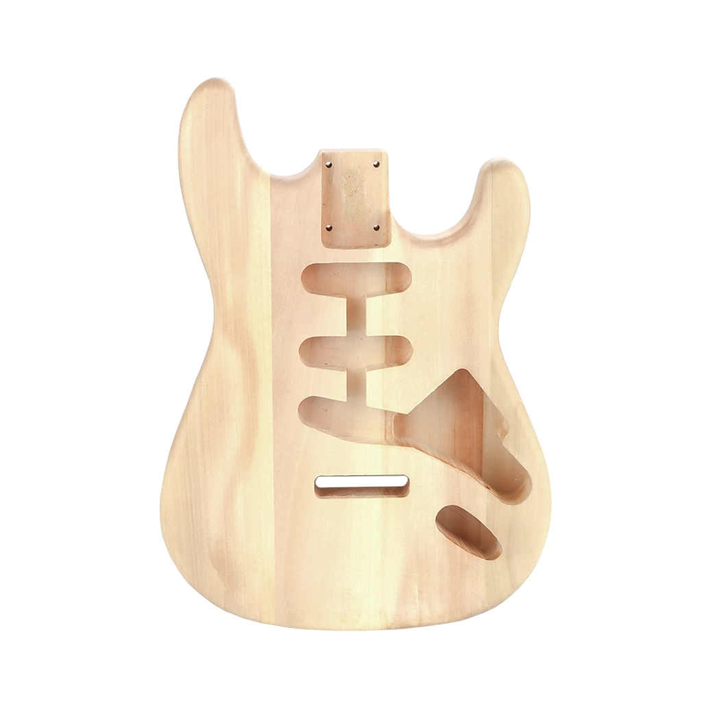 Wholesale Custom Unfinished Solid Poplar ST Guitar Body 1