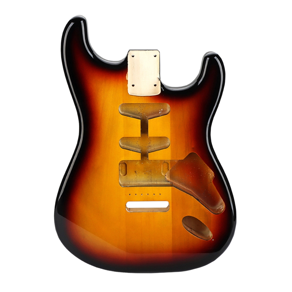 Wholesale Custom Poplar ST Guitar Body Single Double Hole 1
