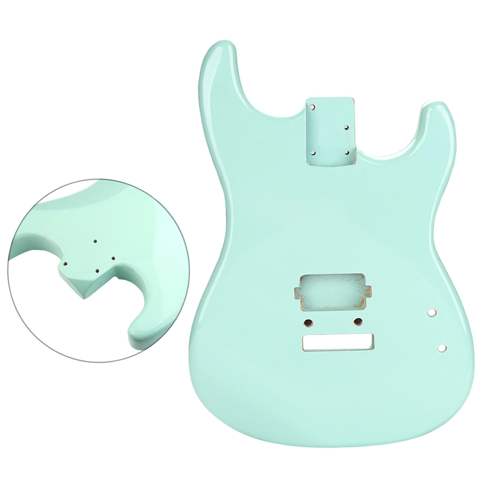 Wholesale Custom Poplar ST Guitar Body Dual Pickup Holes 1