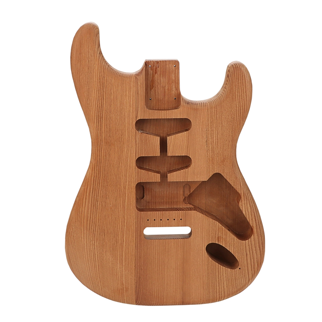 Corps de guitare électrique inachevé personnalisé, bois de frêne pour guitare Strat, vente en gros 1