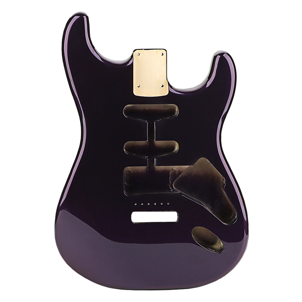 Wholesale Custom Poplar Purple Electric Guitar Body For Stratocaster Electric Guitar 1