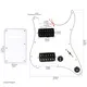 Electric Guitar Parts and Accessories HH11 - - Guge Instruments,Alnicov 10