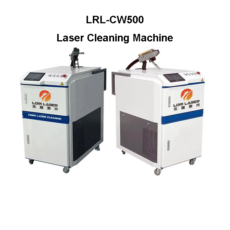 Machine de nettoyage laser portative pour enlever la peinture à l'huile de rouille métallique 1