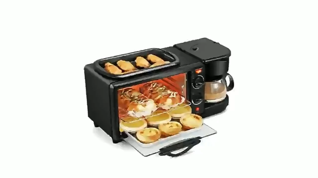 3 in 1 household Multifunction Breakfast Maker toaster sandwich maker mini oven breakfast machine 1