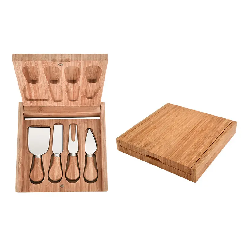New Bamboo Cheese Knife Set Price List 4