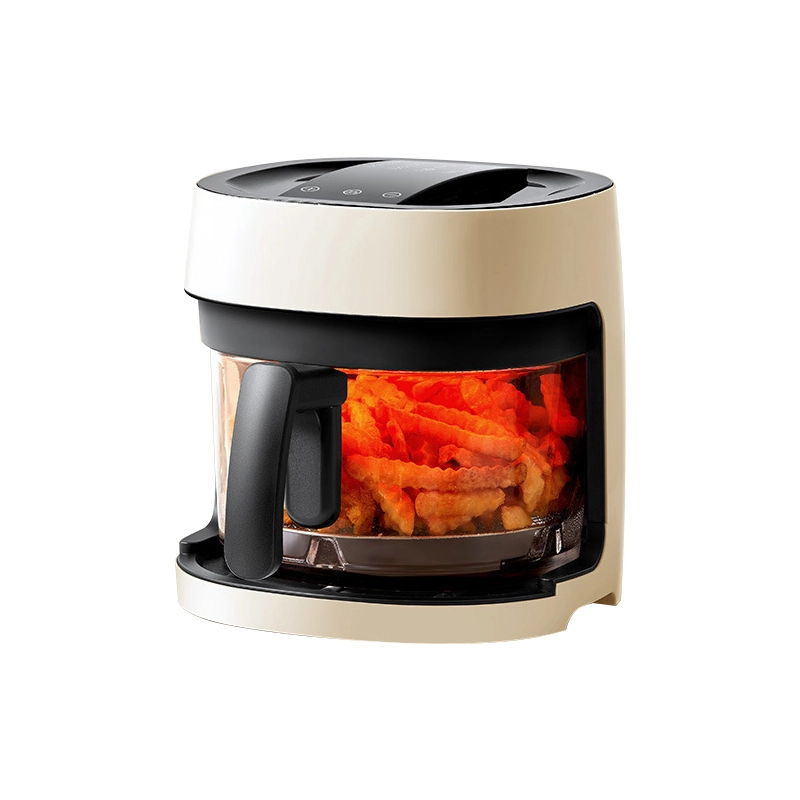 LBA-2D98 Hot Sale 4.5L Kitchen Air Fryer Oil Free Deep Fryer With Glass Basket 1