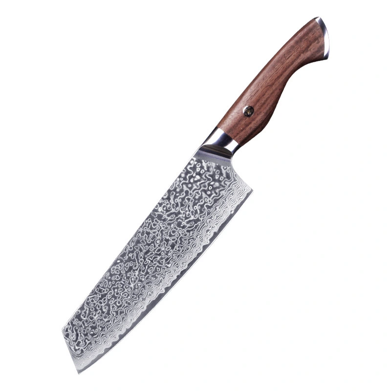 2A453 couteau de cuisine de 8 pouces avec manche en bois haut de gamme dureté 58-62 HRC 73 couches damas VG10 couteau utilitaire de chef japonais 1