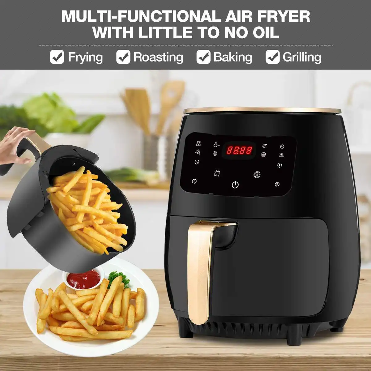 Libi Ang Best Air Fryer D/P (can Be Discussed)new Arrival 3