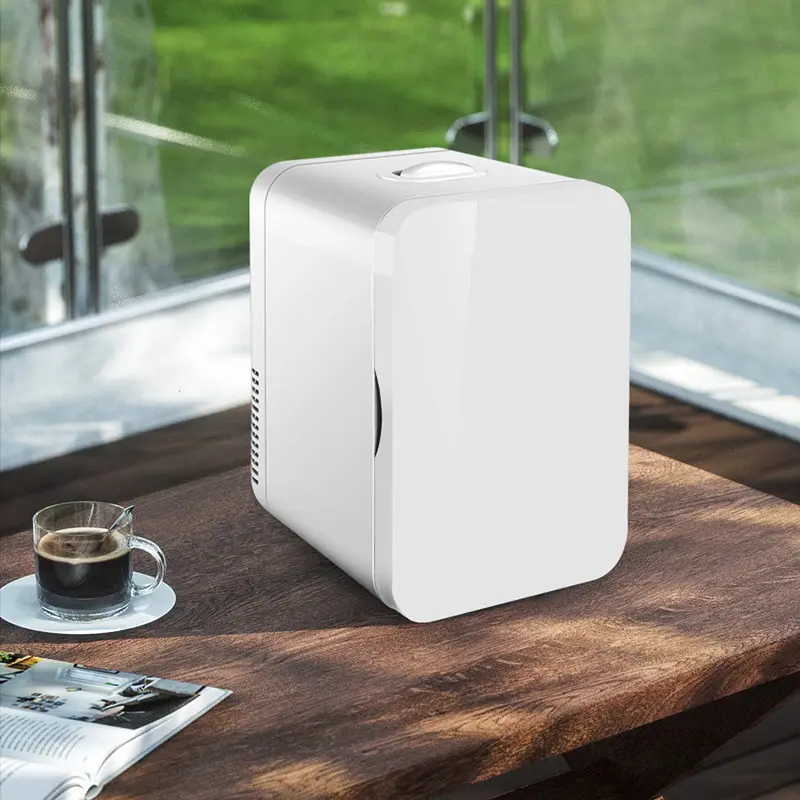 Custom Mini Fridge Best Supplier for Industry8L Mini Fridge Small Car Refrigerator Hot and Cold Dual-energy Household Car Fridge for Car and Home 3