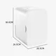 Custom Mini Fridge Best Supplier for Industry8L Mini Fridge Small Car Refrigerator Hot and Cold Dual-energy Household Car Fridge for Car and Home 4