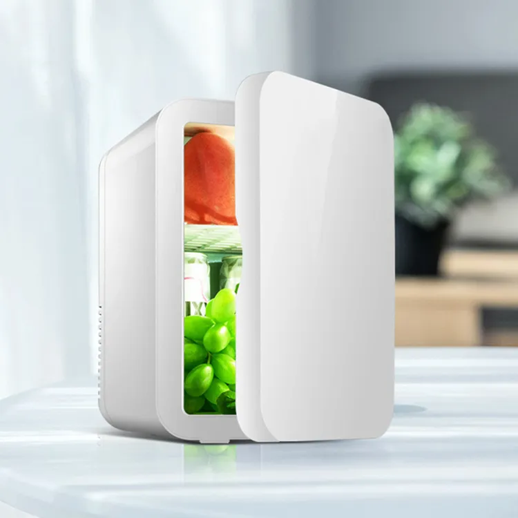 Custom Mini Fridge Best Supplier for Industry8L Mini Fridge Small Car Refrigerator Hot and Cold Dual-energy Household Car Fridge for Car and Home 2