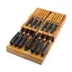 For Supermarket White Small Kitchen Appliances Custom Logo Kitchen Magnetic Bamboo Knife Holder Wood Knife Block Drawer Knife Organizer by Libi Ang 5
